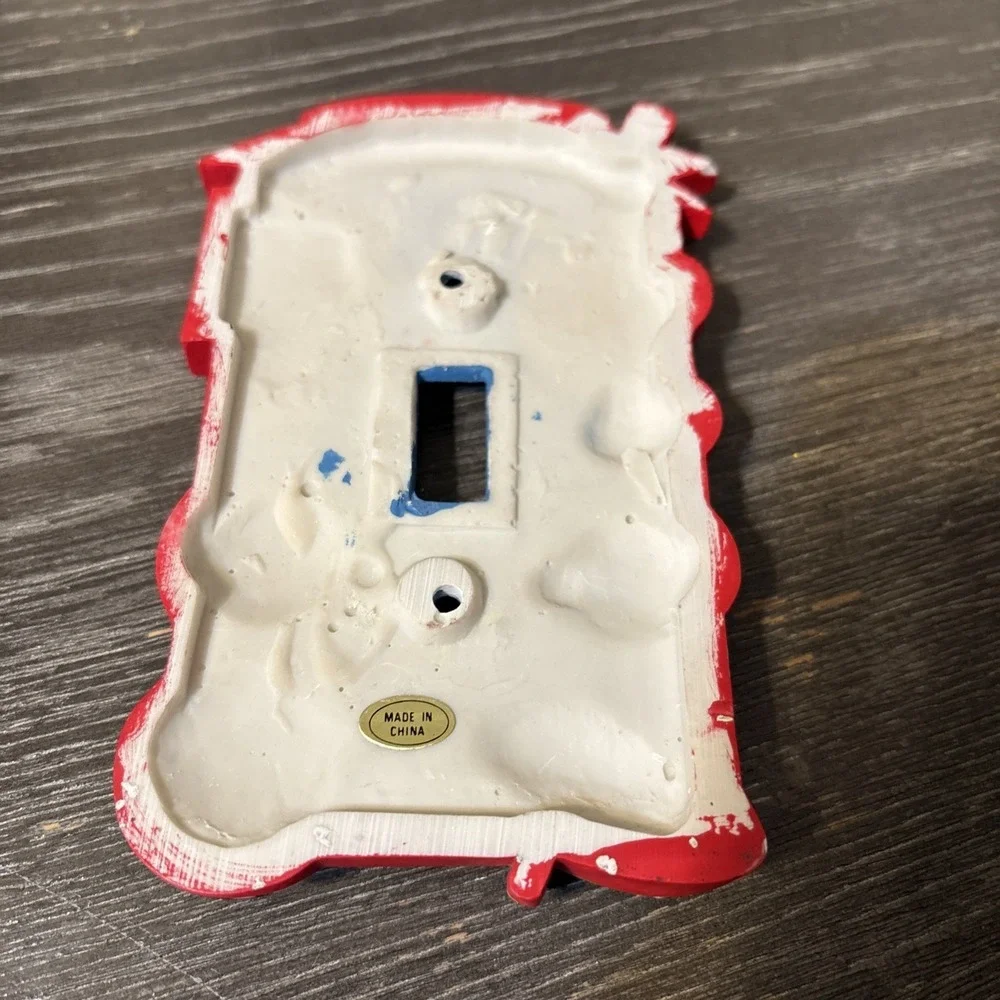 SPORTS LIGHT 3D SWITCH PLATE basebell basketball football soccer hockey tennis
